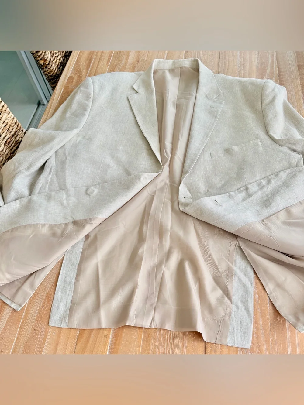 100% Lined Linen Suit